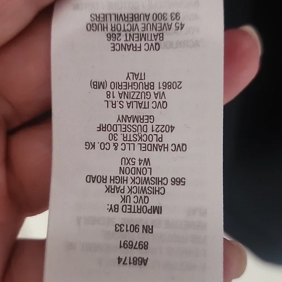 Bob Mackie Black Button Front Cardigan with Multicolor Trim - Picture 8 of 9